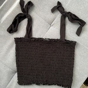 Forever 21 ruched tank top women medium